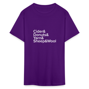 Fiber Festival - Men's Premium T-Shirt - purple