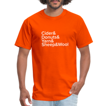 Load image into Gallery viewer, Fiber Festival - Men&#39;s Premium T-Shirt - orange