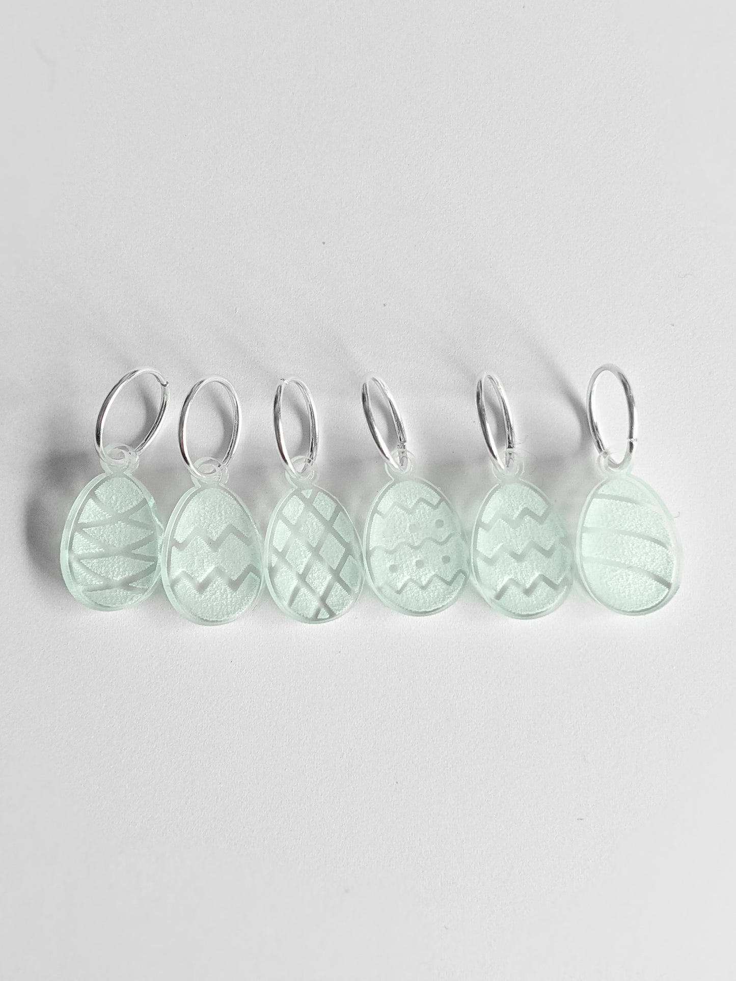 Easter egg stitch markers