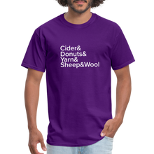 Load image into Gallery viewer, Fiber Festival - Men&#39;s Premium T-Shirt - purple