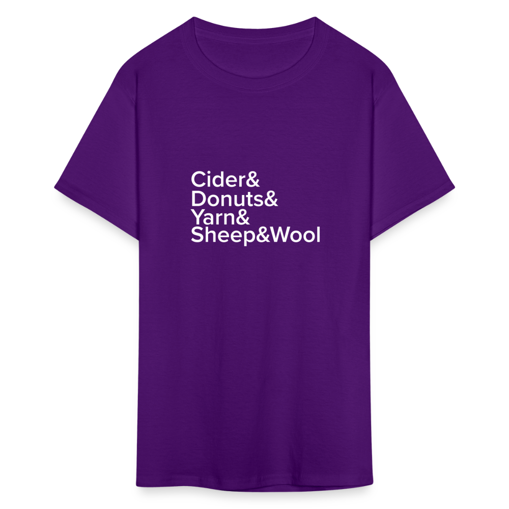 Fiber Festival - Men's Premium T-Shirt - purple