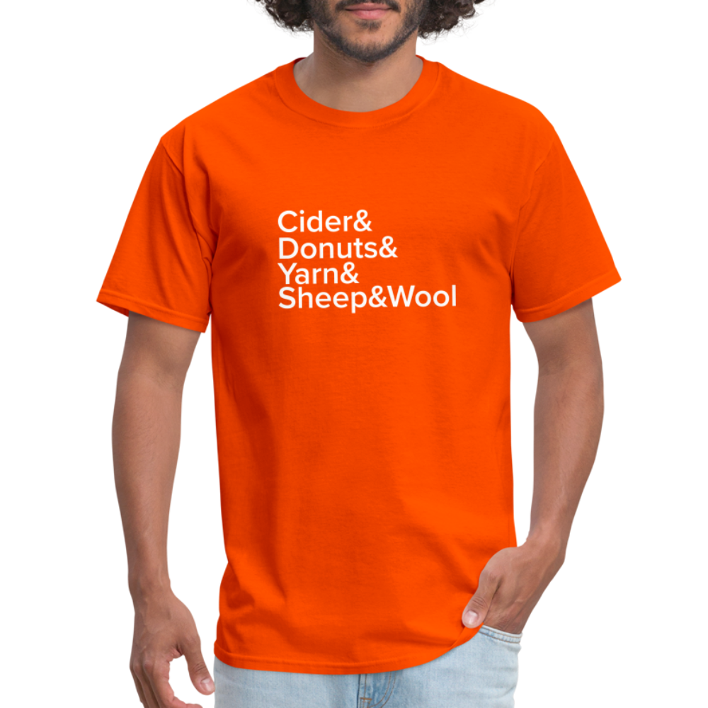 Fiber Festival - Men's Premium T-Shirt - orange
