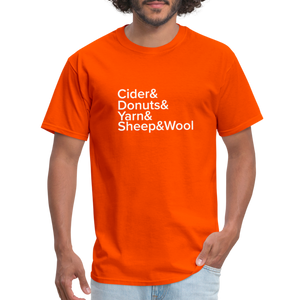 Fiber Festival - Men's Premium T-Shirt - orange