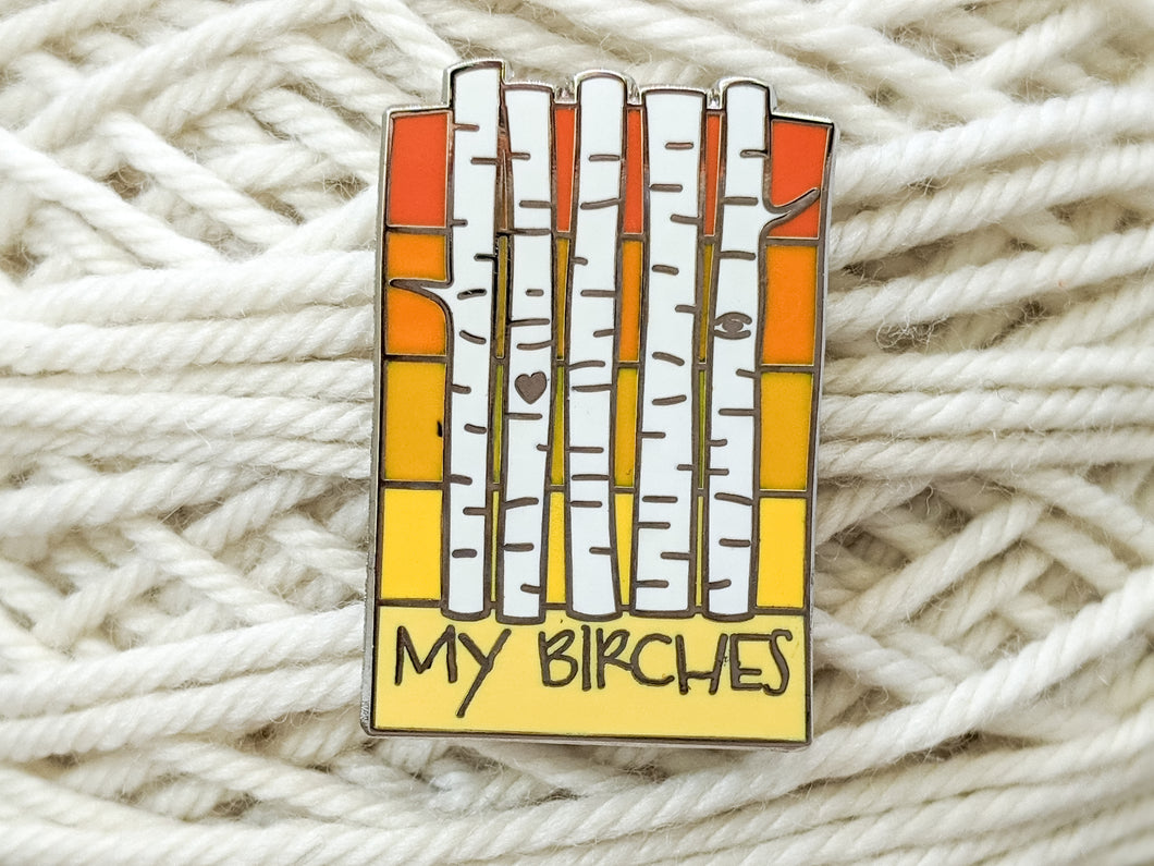 My Birches pin