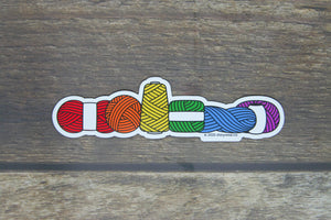 Yarn Pride sticker