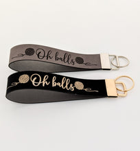 Load image into Gallery viewer, Oh Balls - Wristlet/Keyring fob